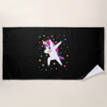 Dot Day Shirt Polka Dots Dotted Unicorn Kid Girls  Beach Towel<br><div class="desc">Dot Day Shirt Polka Dots Dotted Unicorn Kid Girls Youth T-Shirt</div>