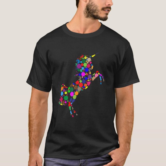 Dot Day Unicorn T-Shirt (Front)