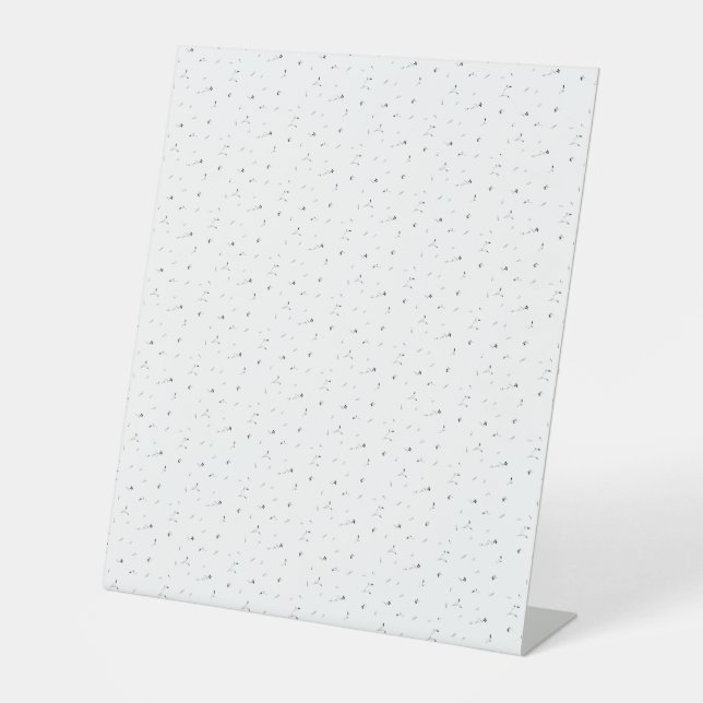 Dot Deisgn Ten Pedestal Sign (Front)