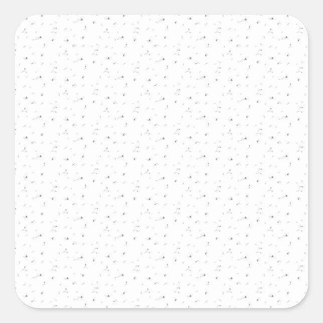 Dot Deisgn Ten Square Sticker (Front)