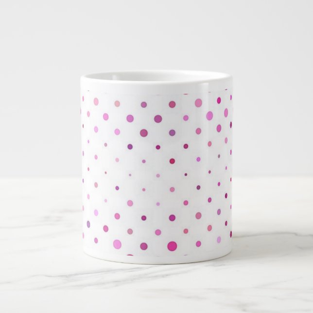 Dot & Delight Giant Coffee Mug (Front)