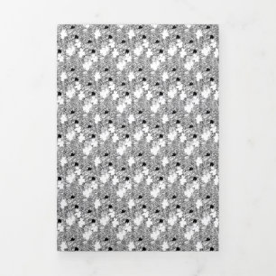 dot Design Four Tri-Fold Holiday Card