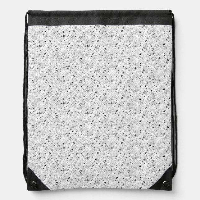 dot Design Nine Drawstring Bag (Front)