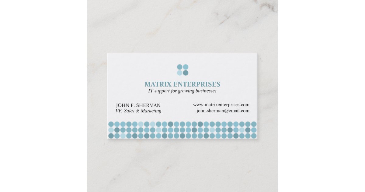 Dot Dot Dot Business Cards | Zazzle