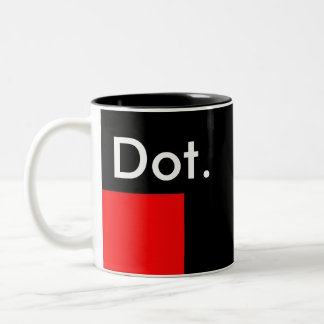 Dot.   Dot. Two-Tone Coffee Mug
