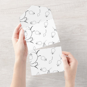 Dot, Gray Goose All In One Invitation