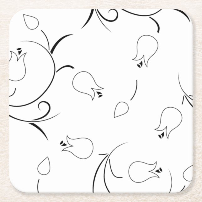 Dot, Gray Goose Paper Coaster (Front)