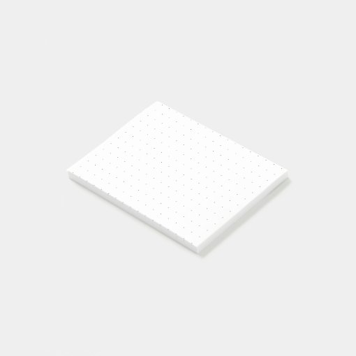 Dot Grid Graph Paper Sticky Notes Zazzle