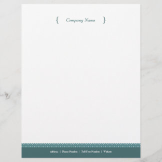 Dot Letterhead - Steel Blue
