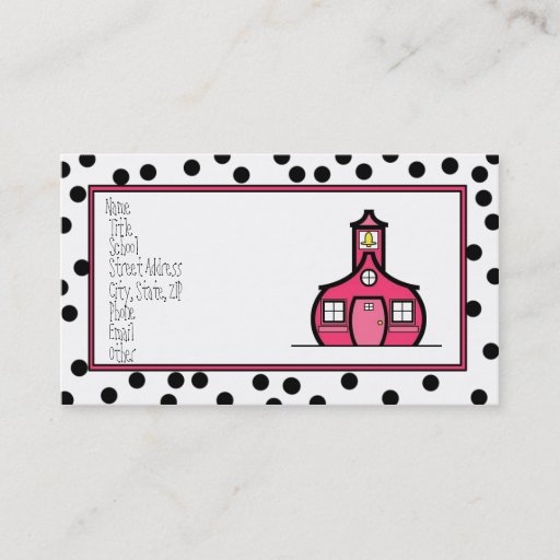 Customizable Dot Logo Card Business Card Templates