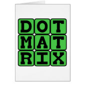 Dot Matrix, Patterned Array Cards (Front)