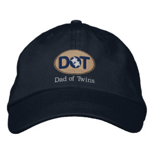 DOT (Oval-Drk) Embroidered Baseball Cap