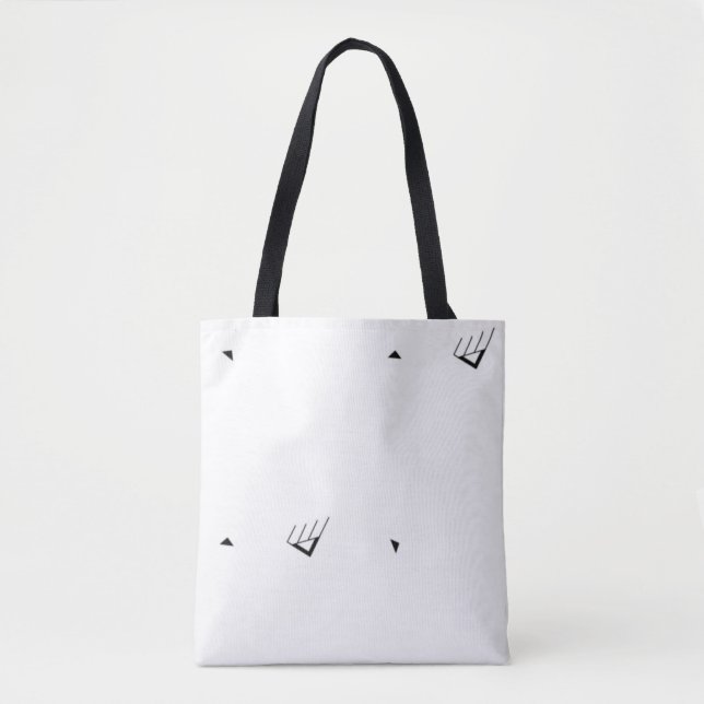 Dot, Pale Grey Tote Bag (Front)