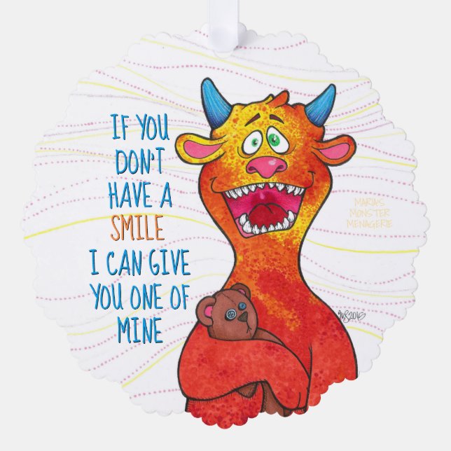 Dot, Paper Ornament Card (Front)