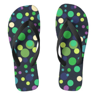 Dot Party Flip Flops