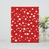 dot pattern with red toadstool mushroom (Standing Front)