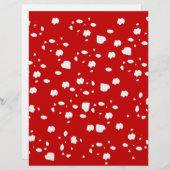 dot pattern with red toadstool mushroom (Front/Back)