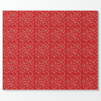 Cute Red Mushroom Fungi I Love You Valentine's Day Wrapping Paper Sheets, Zazzle