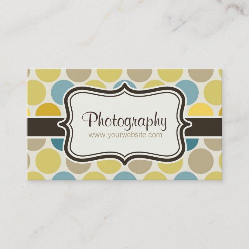 Dot Retro Calling Card Business Card
