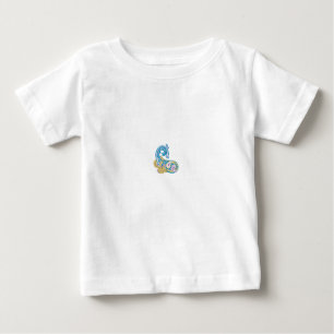 Dot, Sherpa Blue, Golden Sand Design Baby T-Shirt