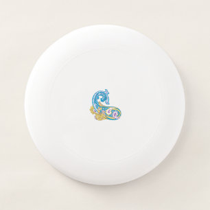 Dot, Sherpa Blue, Golden Sand Design Wham-O Frisbee
