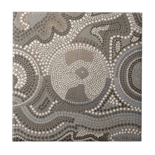 Dot Smart by Gina - Abori-GINA -l inspired art Ceramic Tile