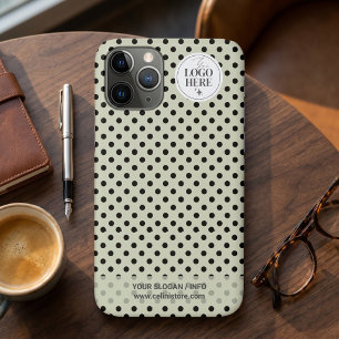 Dot-to-Dot Minimalist Sage Green Business Logo Nam iPhone 11 Pro Case