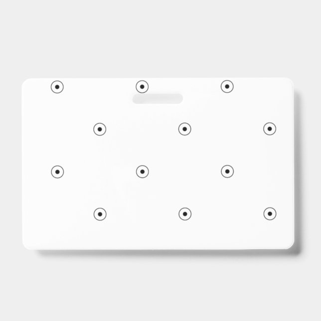 Dot, White Smoke Badge (Front)