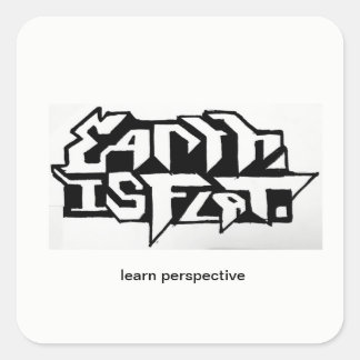 dot your eyes square sticker