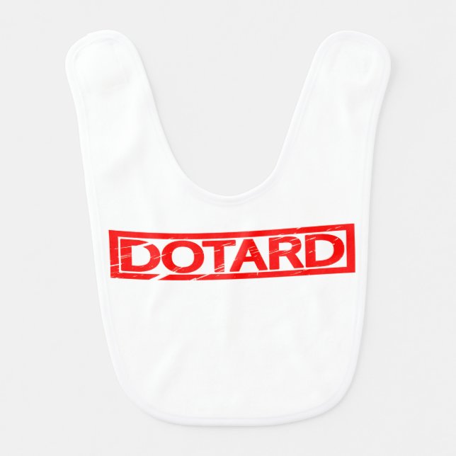 Dotard Stamp Baby Bib (Front)