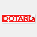 Dotard Stamp Bumper Sticker