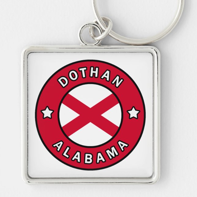 Dothan Alabama Keychain (Front)