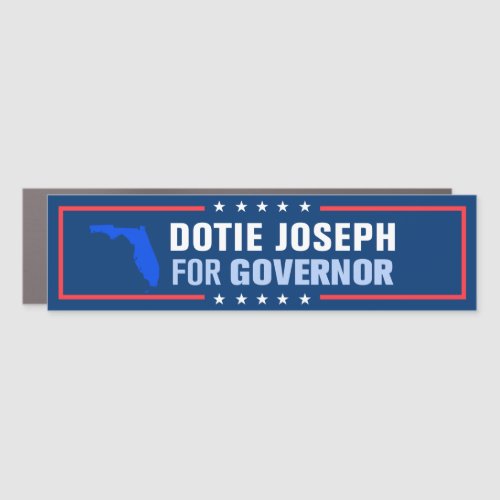 Dotie Joseph for Florida Governor Bumper Car Magnet