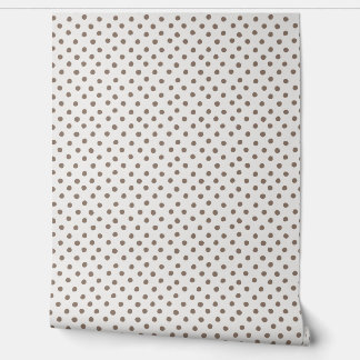 Dots-a-Lot: Cozy Brown Mini-Dot Wallpaper