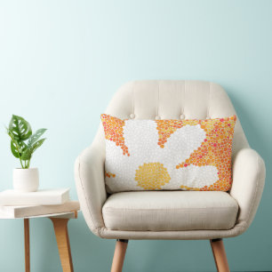 Dots and Daisy Lumbar Pillow