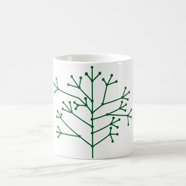 Dots and Dashes Pattern Coffee Mug (Center)