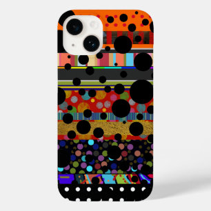Dots and Stripes exclusive pattern Case-Mate iPhone 14 Case