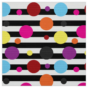 Dots And Stripes Fabric