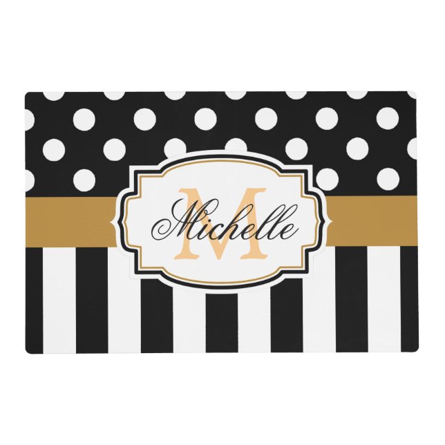Dots and Stripes Placemat (Front)
