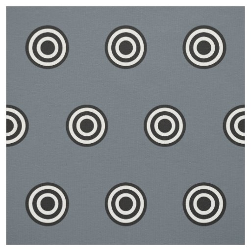 Dots black & white target + your backgr. & idea fabric