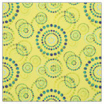 Dots Circle Power Flowers II + your backgr. &amp; idea Fabric