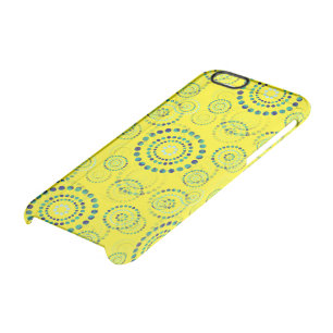 Dots Circle Power Flowers II + your backgr. & idea Clear iPhone 6/6S Case