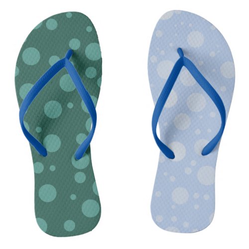 Dots Custom Adult Slim Straps Flip Flops