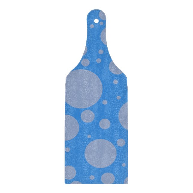 Dots Decorative Glass Chopping Board Paddle (Front)