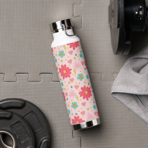 Dots Design Water Bottle