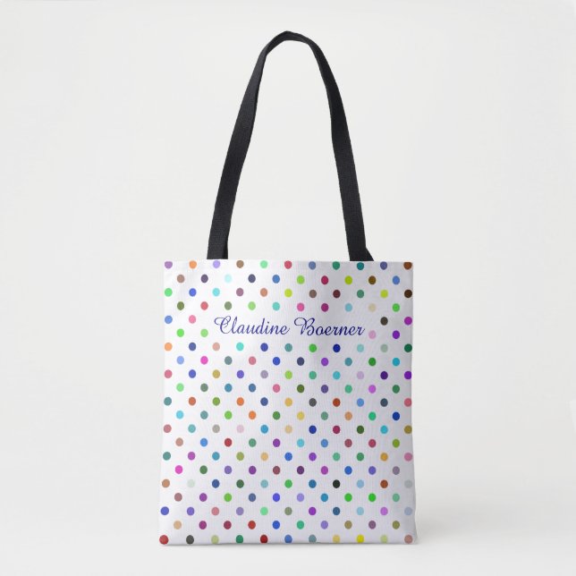 Dots Dots & Dots All-Over-Print Tote (Front)