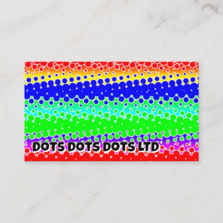 Dots Dots Dots LTD (you may change the words) Business Card