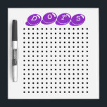 Dots Game Dry-Erase Board<br><div class="desc">You and a friend, brother or sister can have hours and hours of fun playing the classic Dots paper and pencil game! Players take turns connecting two dots up and down or across - if your line closes a square, write your initial in the square and you get to go...</div>