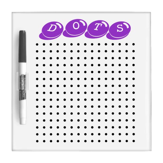 Dots Game DryErase Board