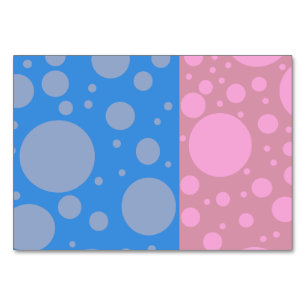 Dots Horizontal 8.9 cm x 12.7 cm Table Card Tablec